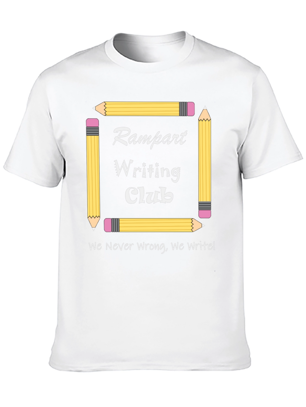 Rampart Writing Club Tee - Creative Writer Apparel