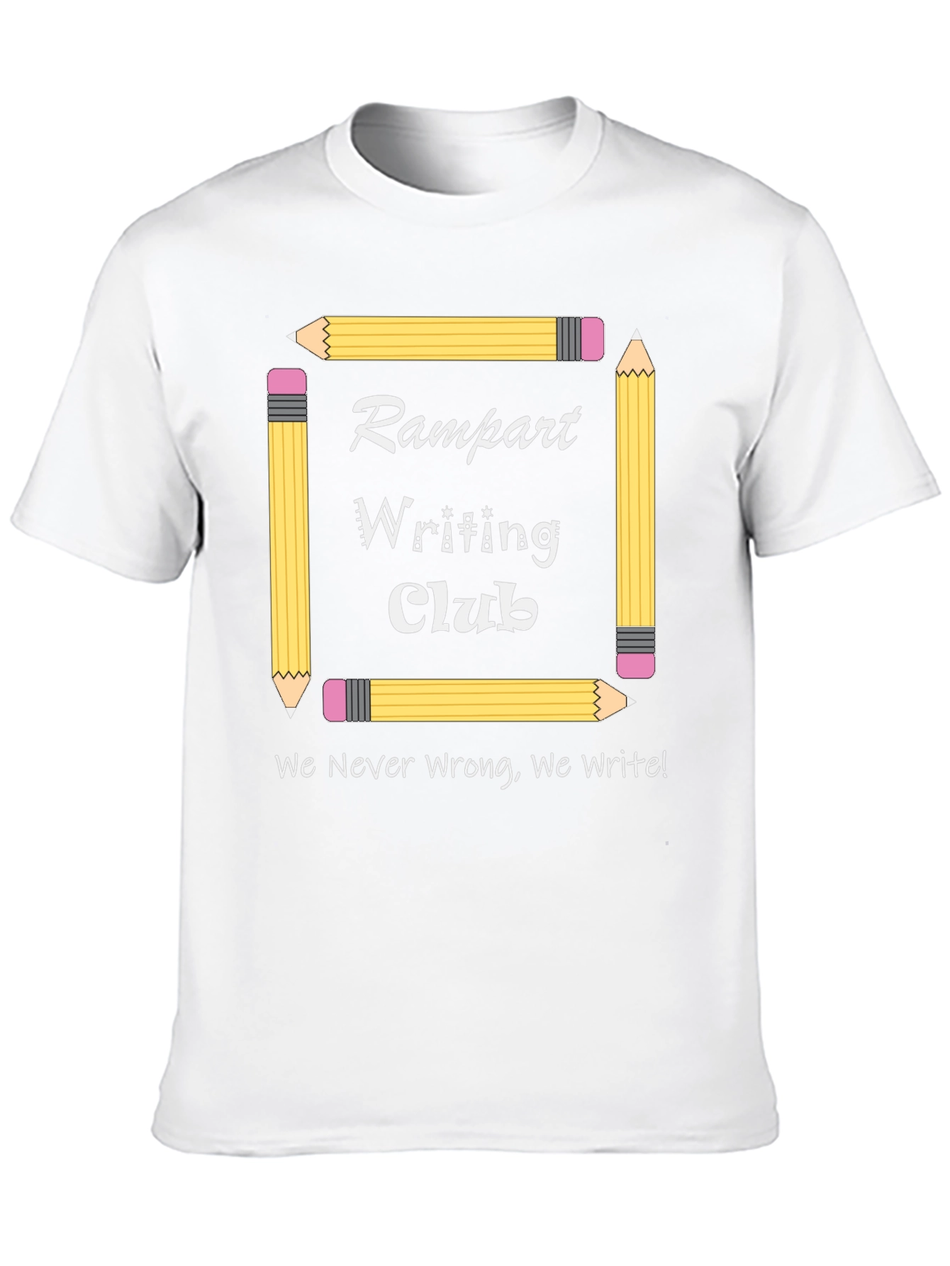 Rampart Writing Club Tee - Creative Writer Apparel