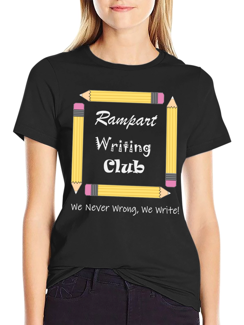 Rampart Writing Club Tee - Creative Writer Apparel