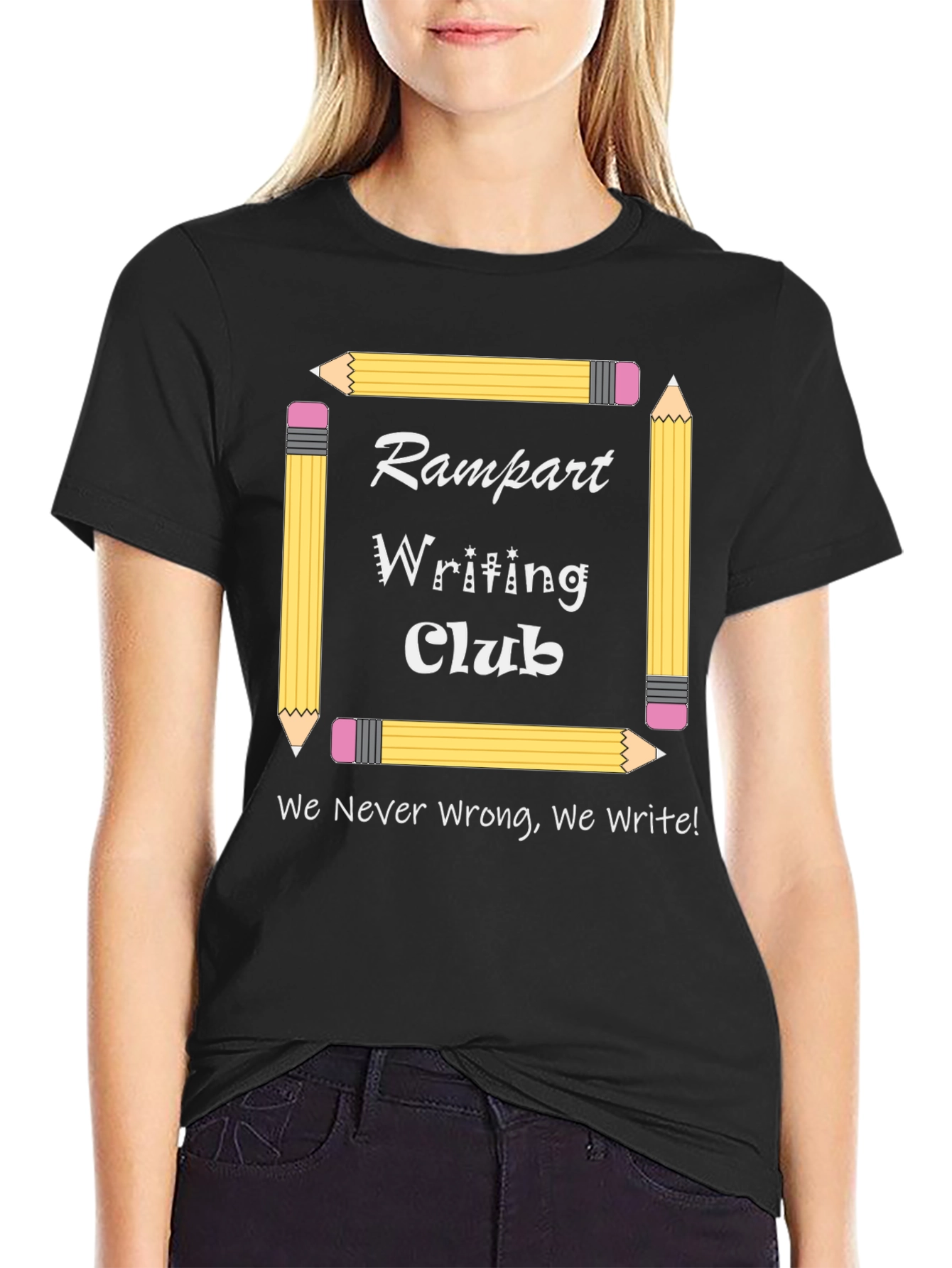Rampart Writing Club Tee - Creative Writer Apparel
