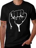 Black Power Fist Graphic T-Shirt