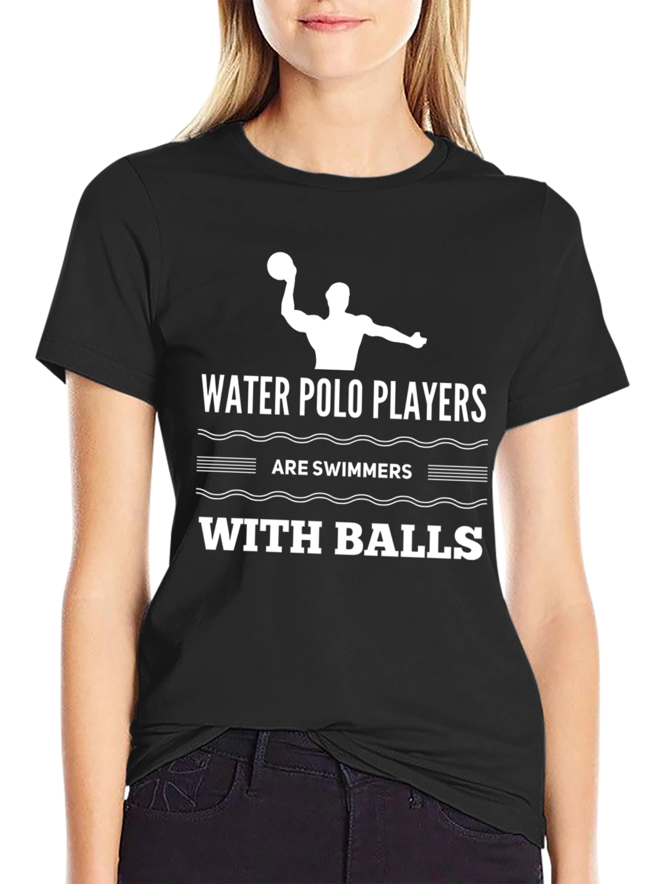 Water Polo Players Graphic Tee