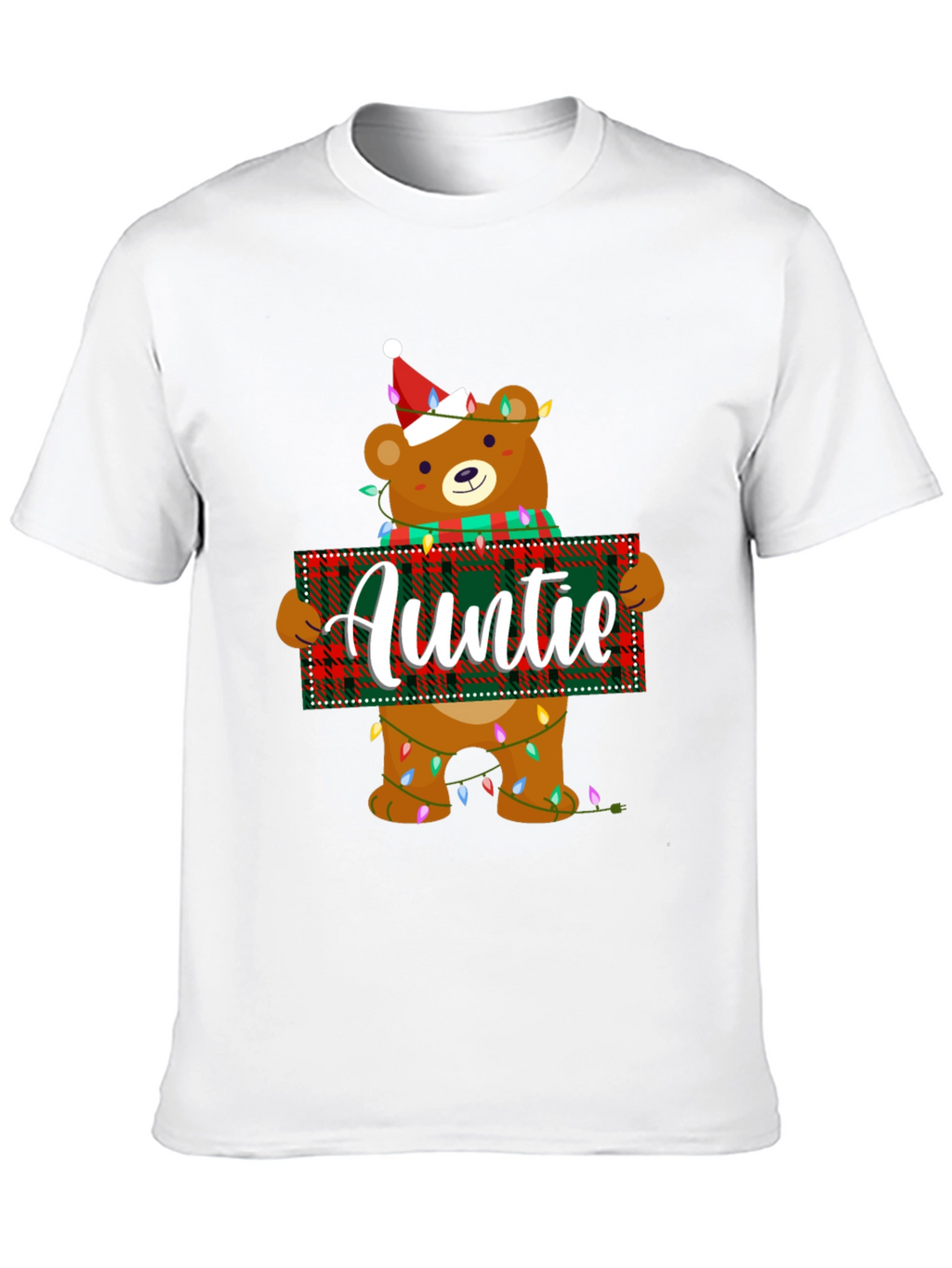 Auntie Christmas Bear T-Shirt