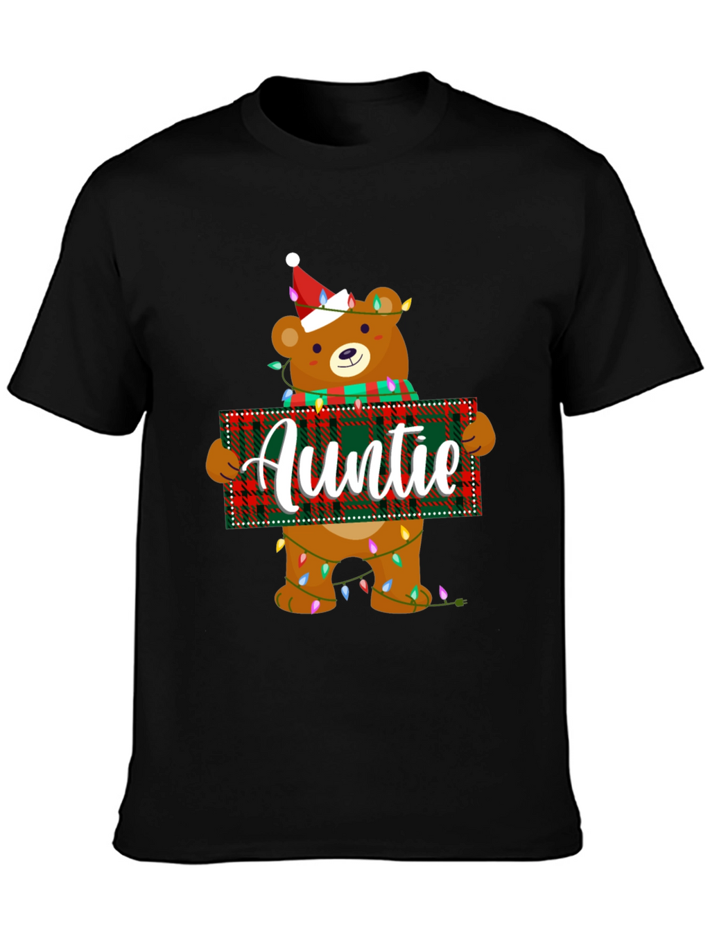 Auntie Christmas Bear T-Shirt