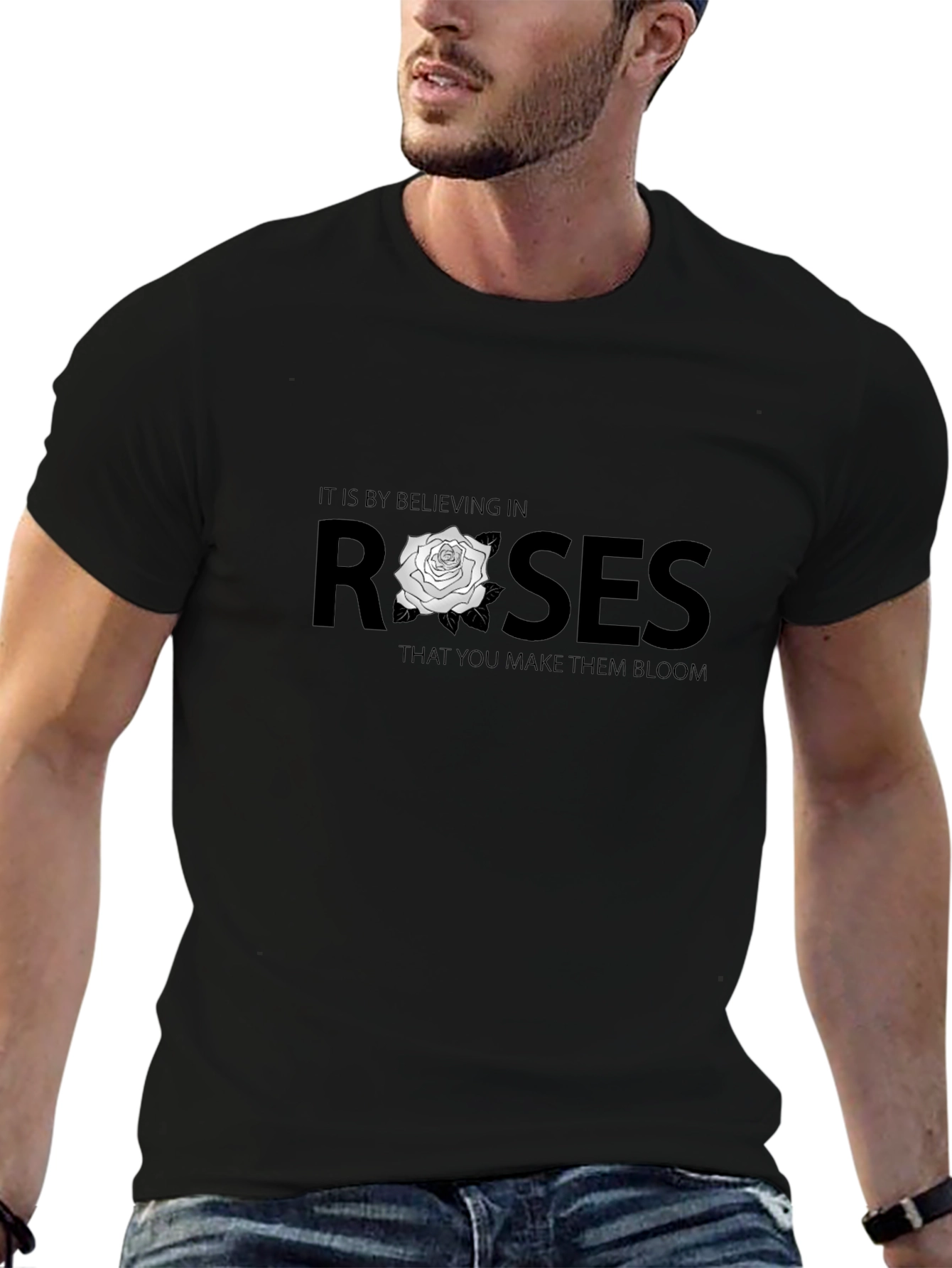 Believe in Roses Graphic T-Shirt