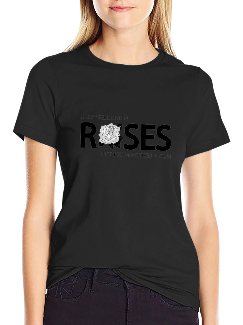 Believe in Roses Graphic T-Shirt