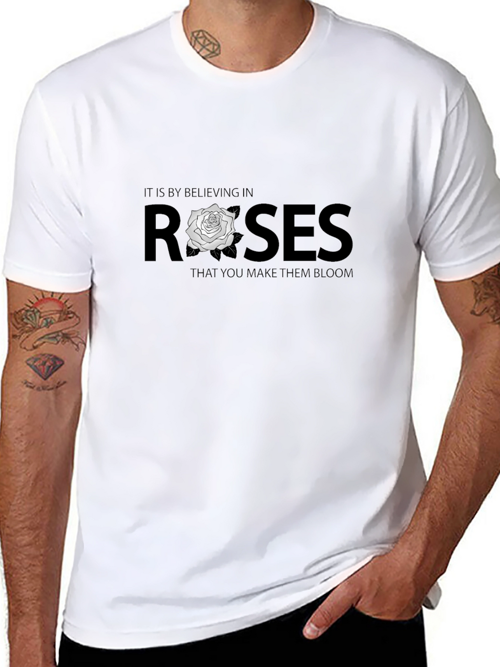 Believe in Roses Graphic T-Shirt