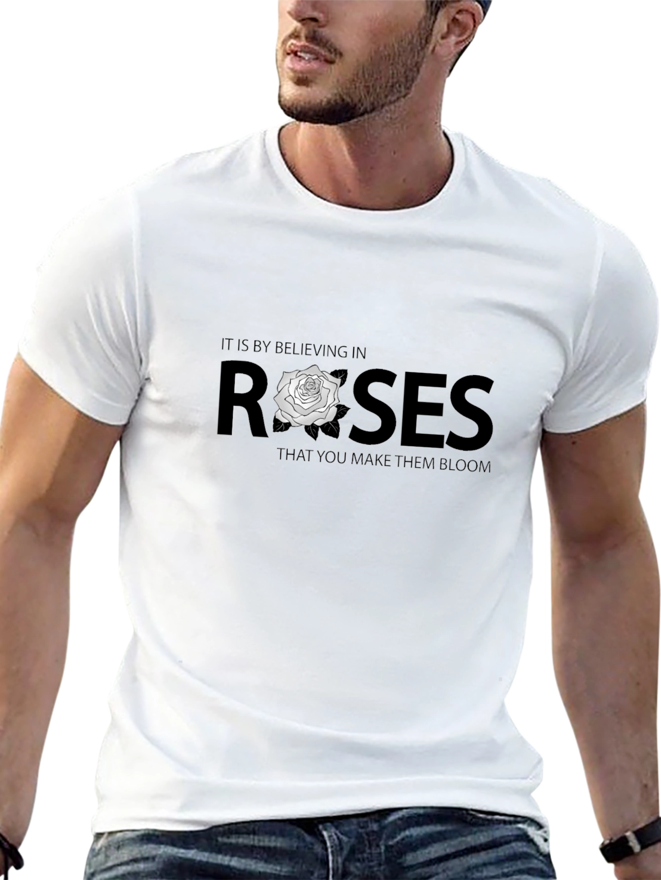 Believe in Roses Graphic T-Shirt