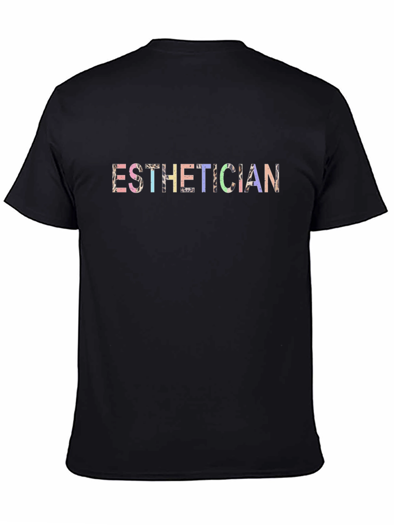 Esthetician Graphic Tee - Unisex Black T-Shirt
