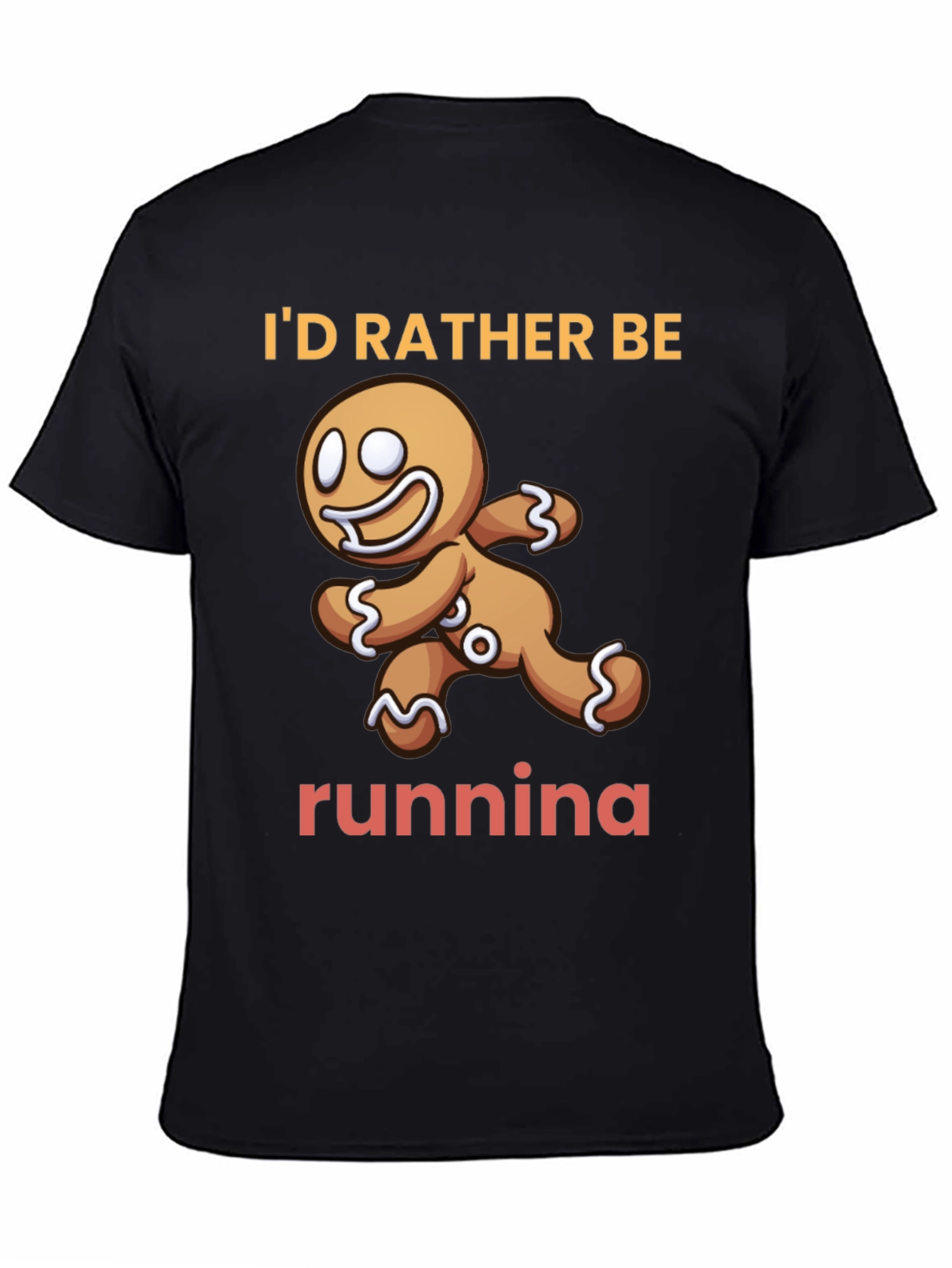 Gingerbread Man Running T-Shirt
