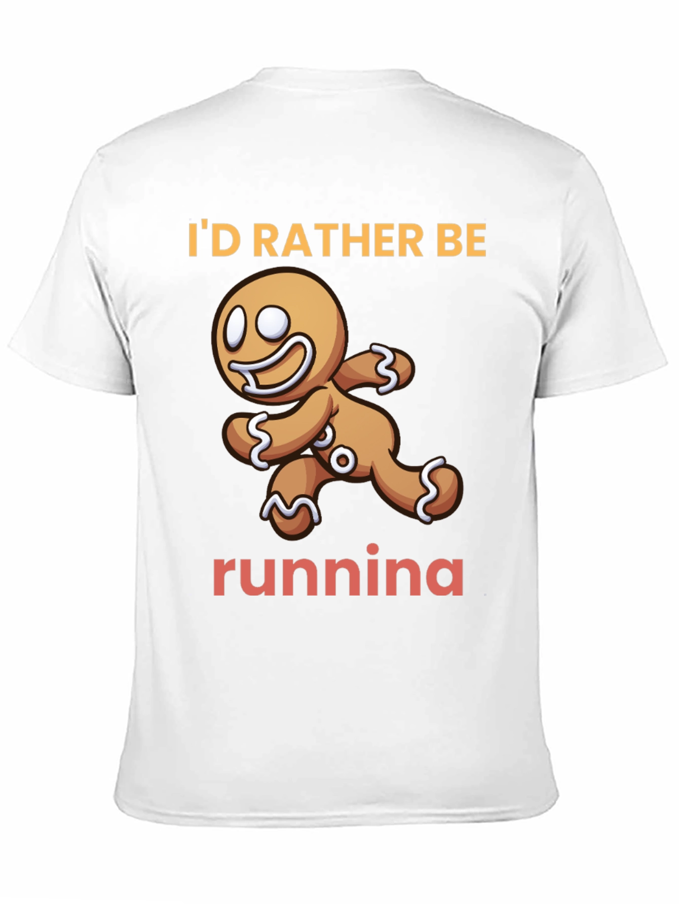 Gingerbread Man Running T-Shirt