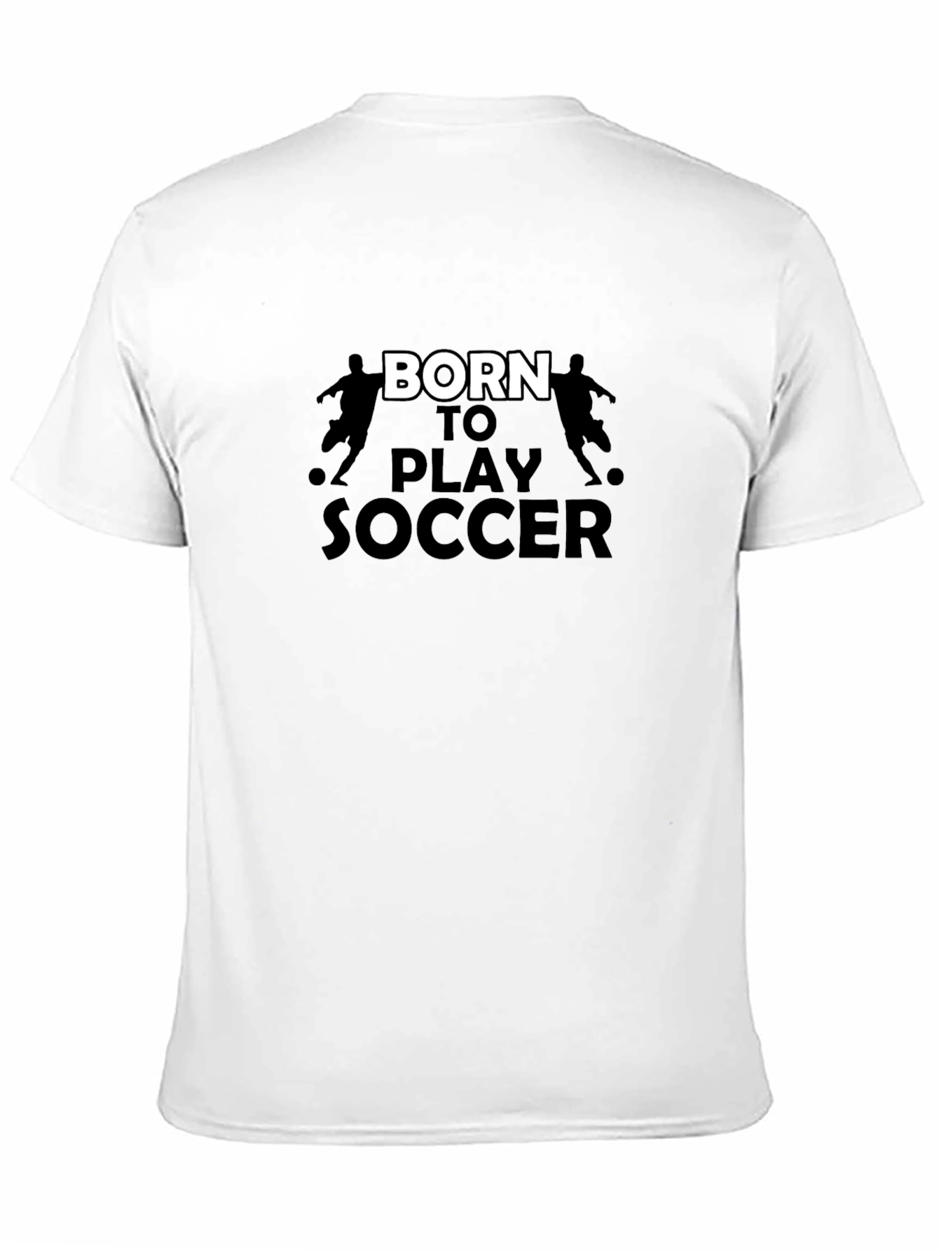 Born to Play Soccer Graphic Tee - Black