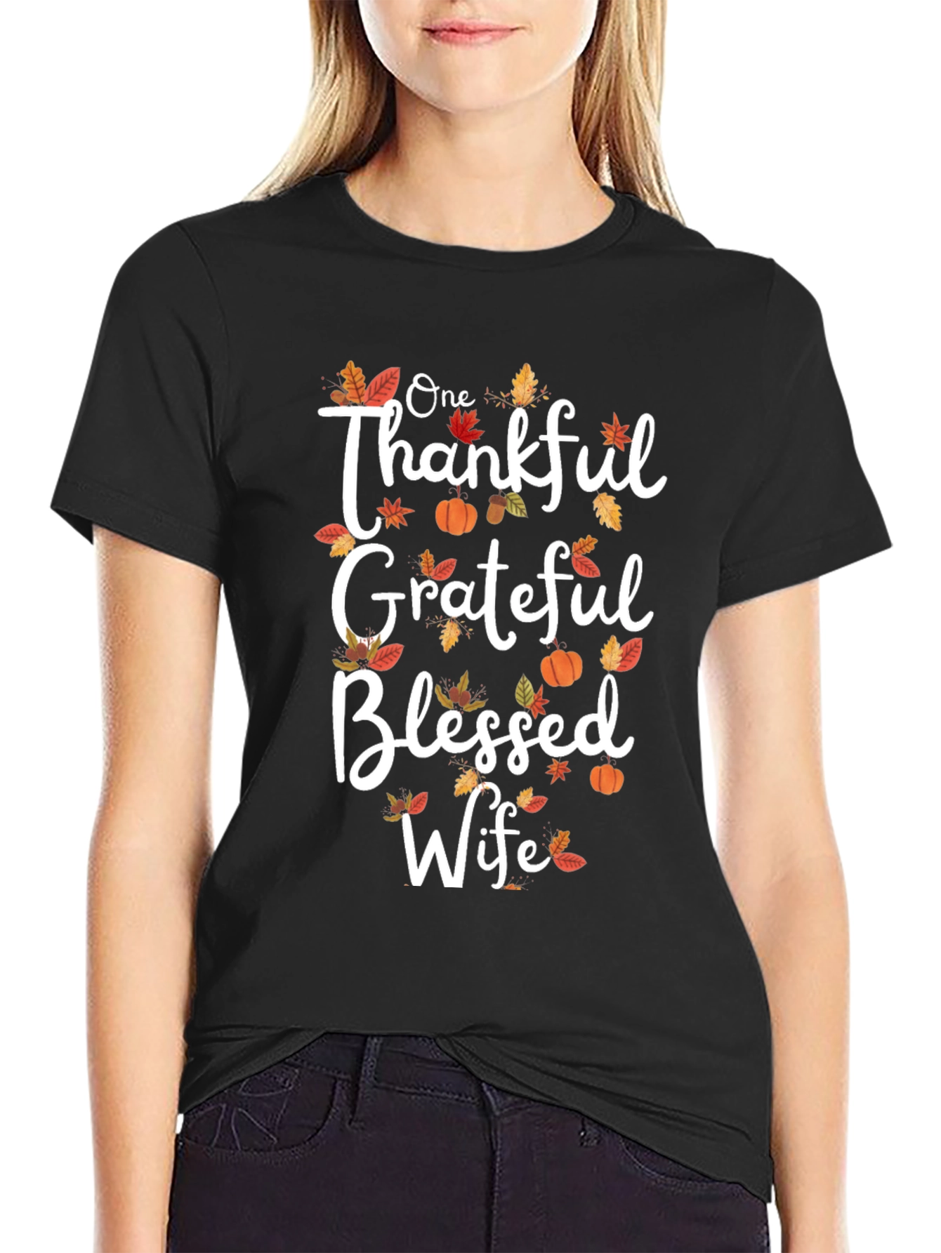 One Thankful Grateful Blessed Wife T-Shirt