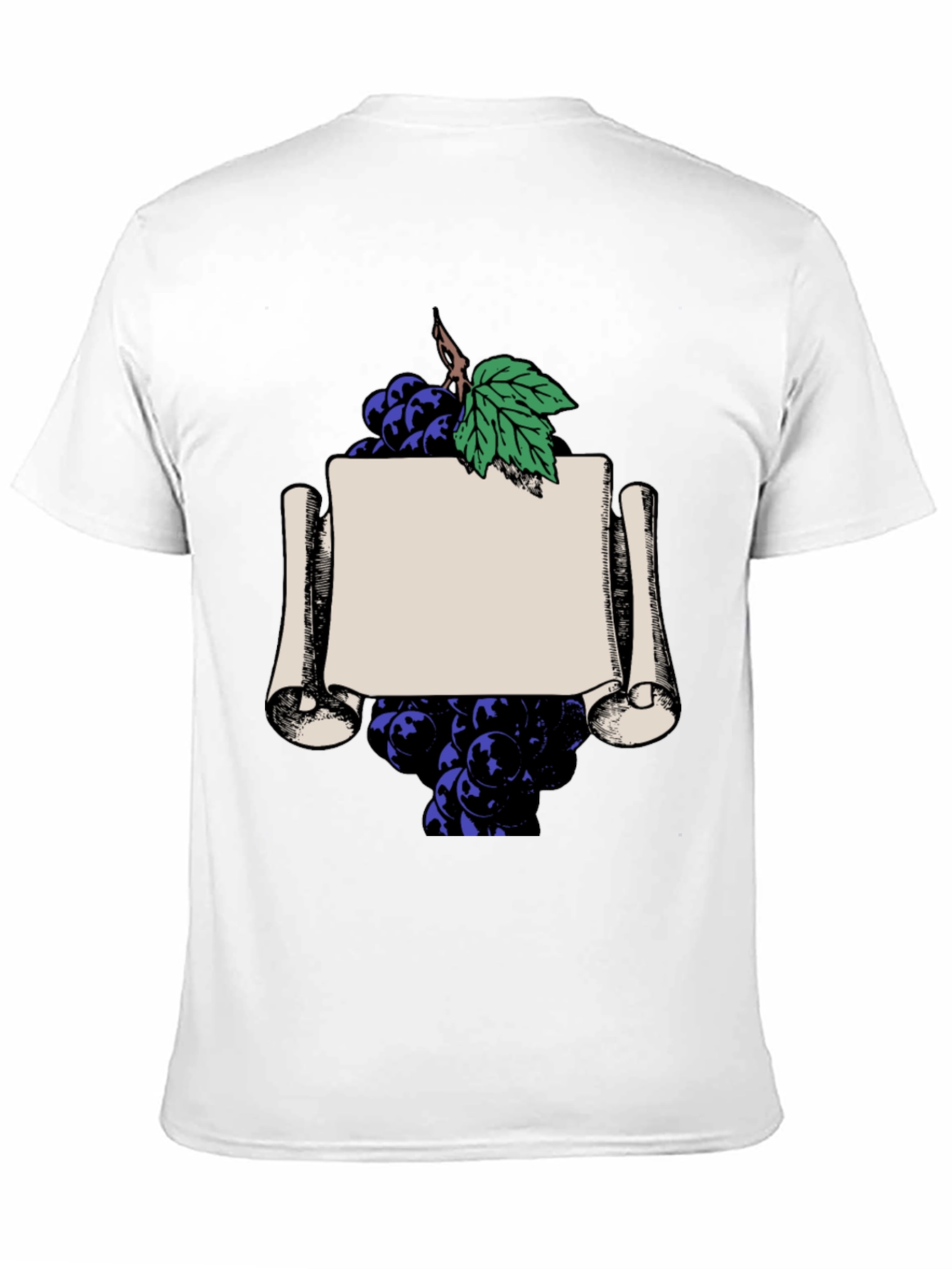 Grapes & Scroll Graphic Tee