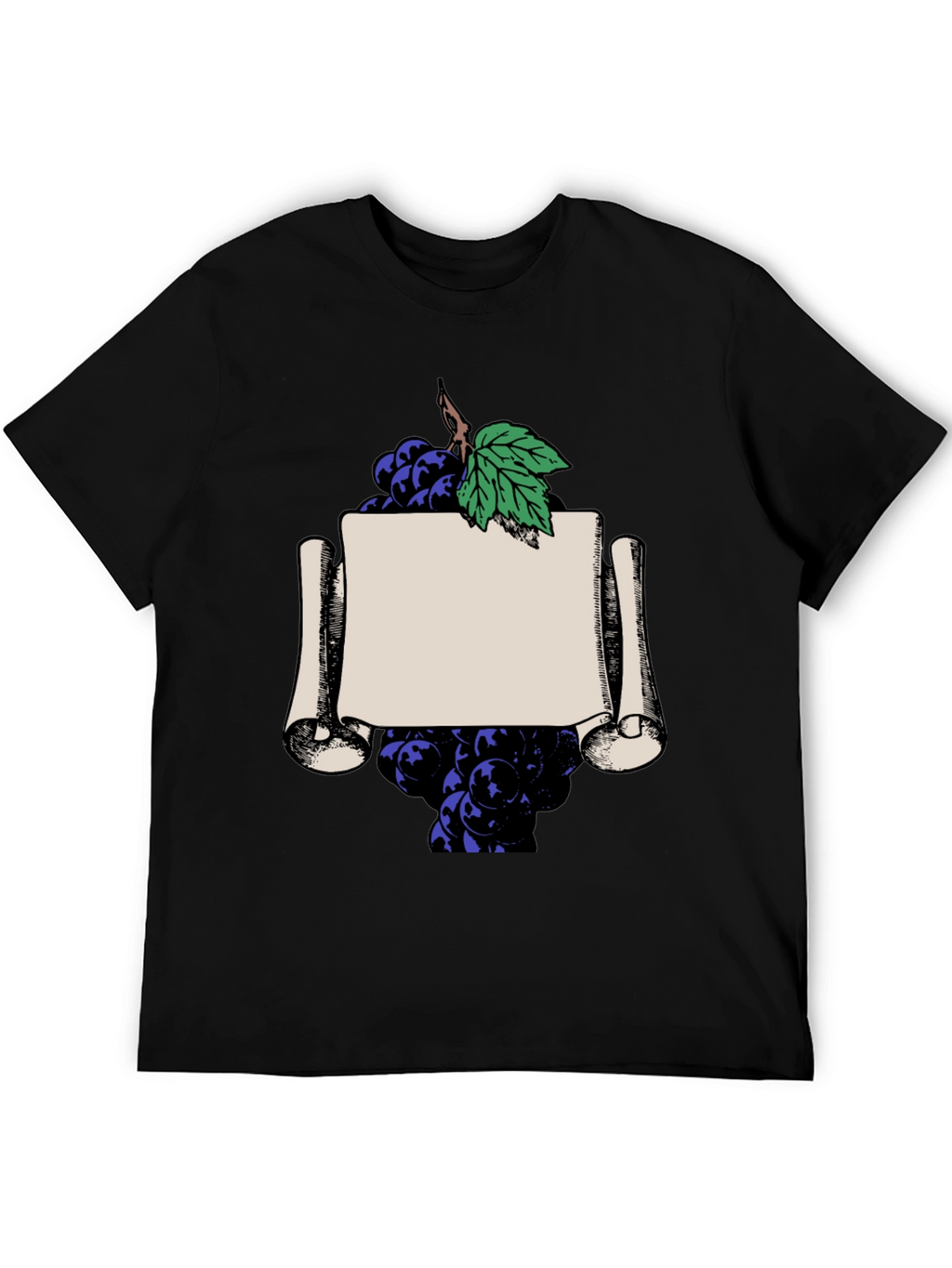 Grapes & Scroll Graphic Tee