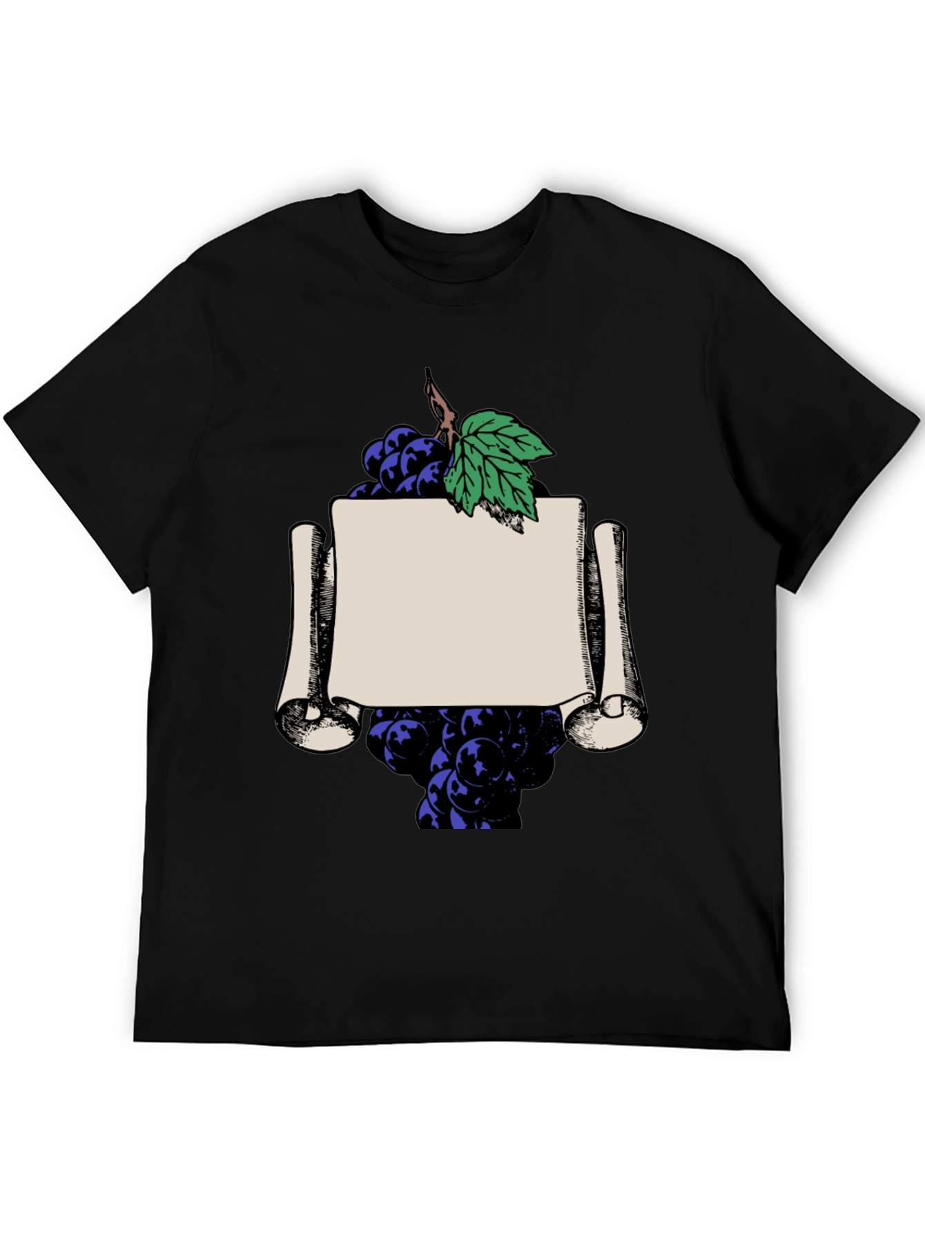 Grapes & Scroll Graphic Tee