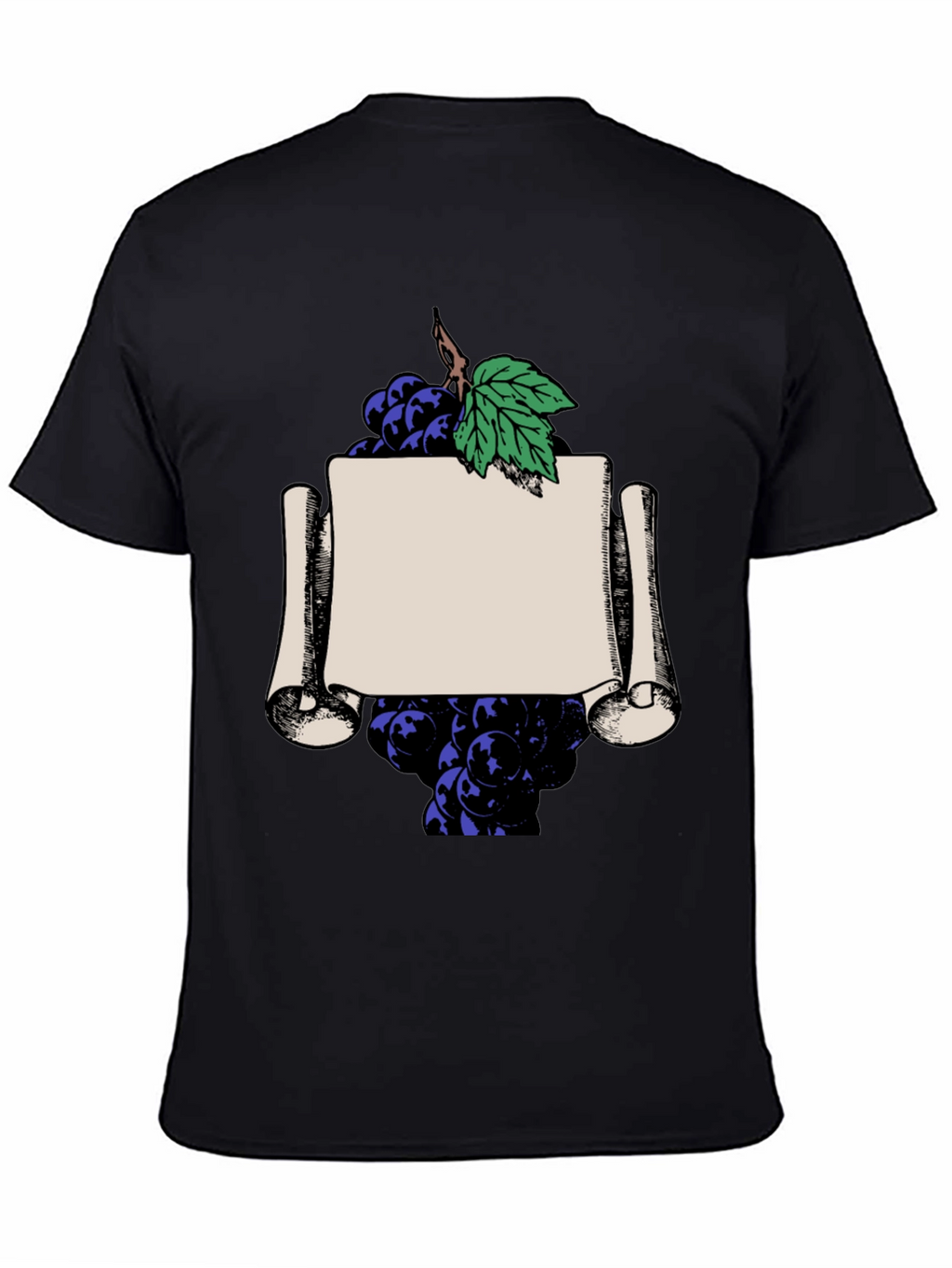 Grapes & Scroll Graphic Tee