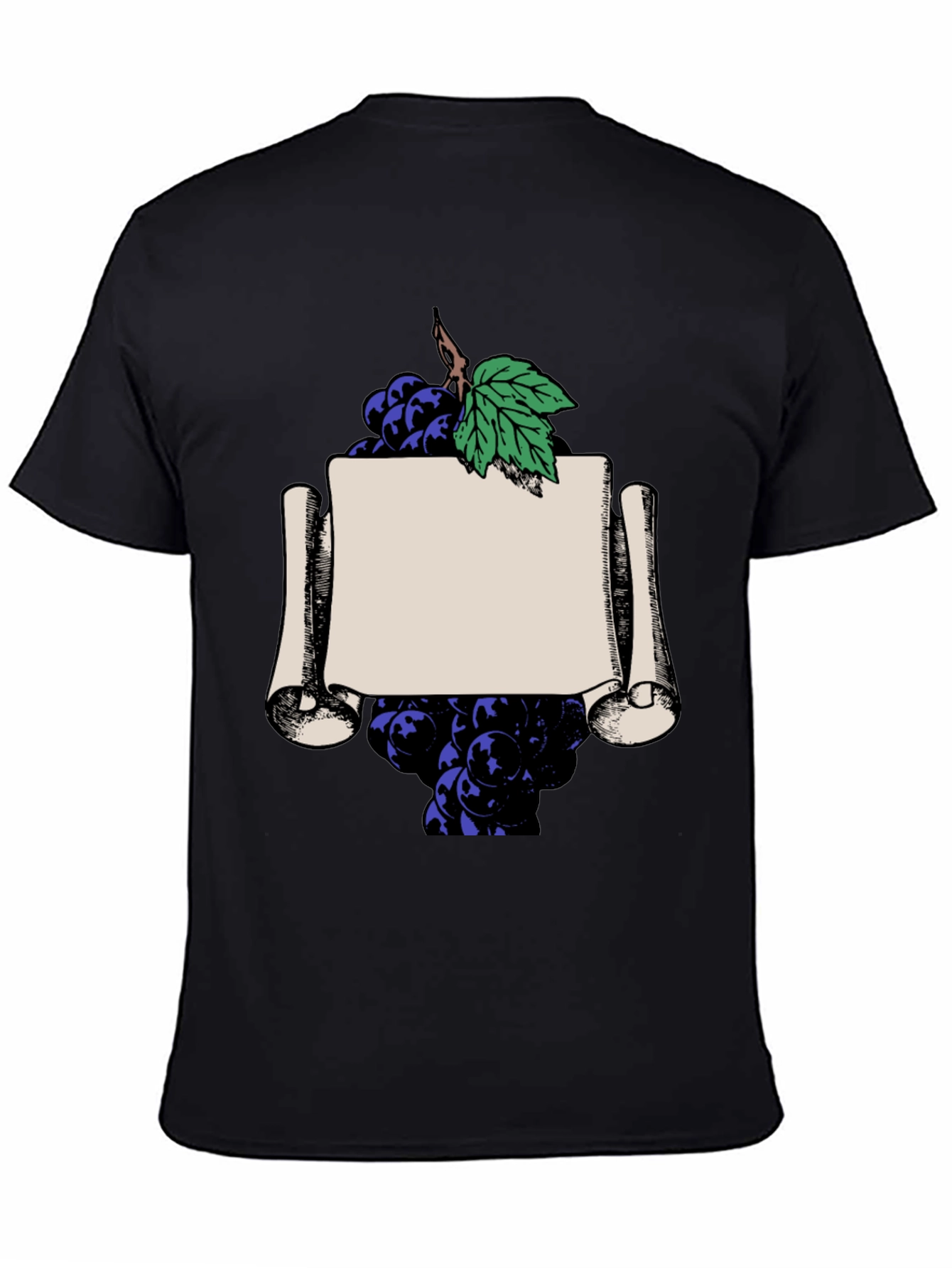 Grapes & Scroll Graphic Tee