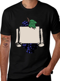 Grapes & Scroll Graphic Tee
