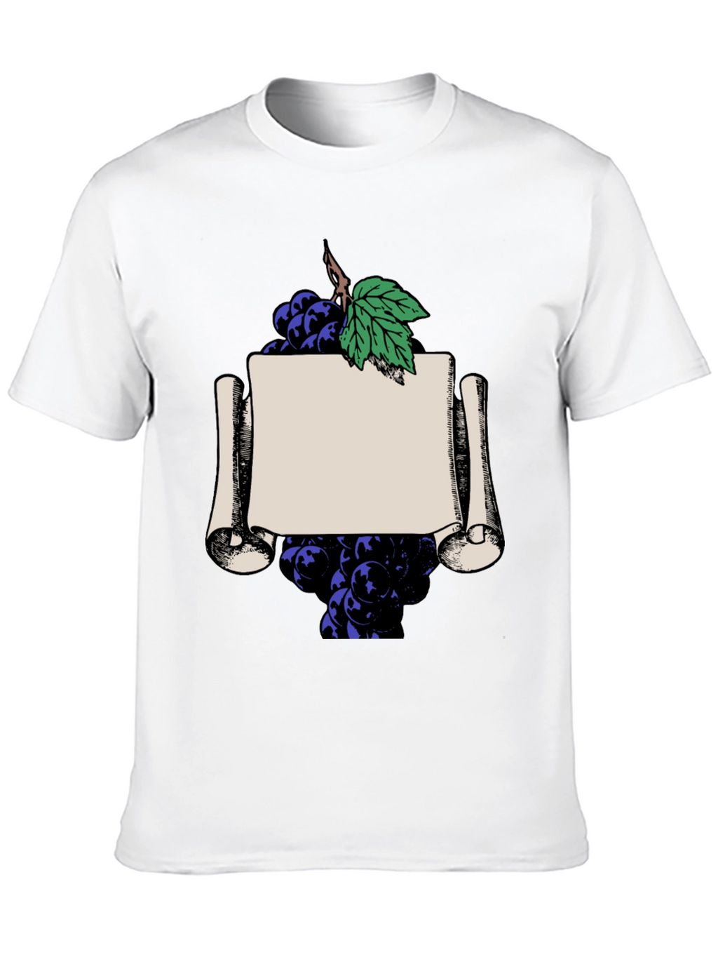 Grapes & Scroll Graphic Tee