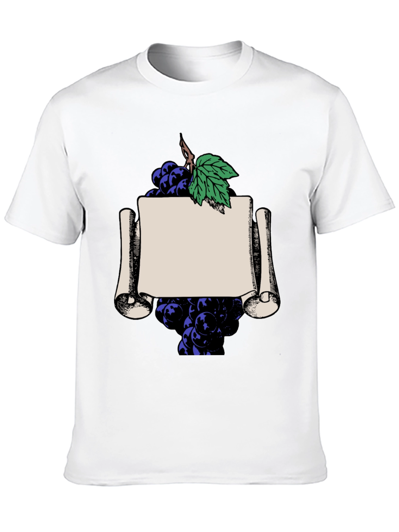 Grapes & Scroll Graphic Tee