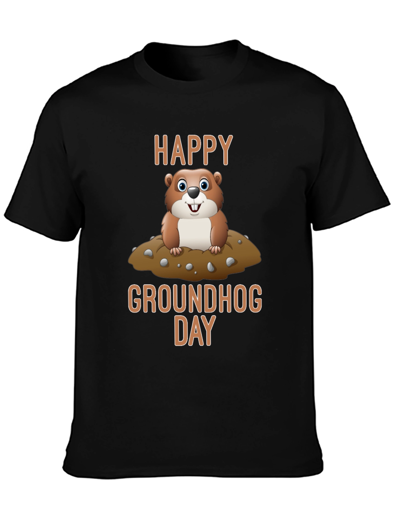 Happy Groundhog Day Graphic T-Shirt