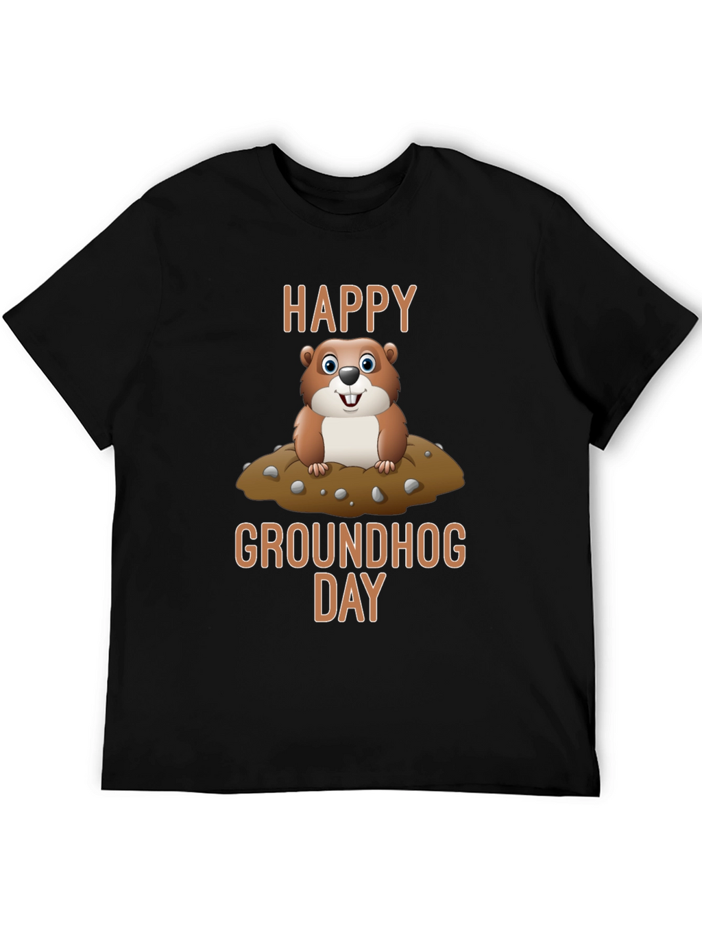 Happy Groundhog Day Graphic T-Shirt