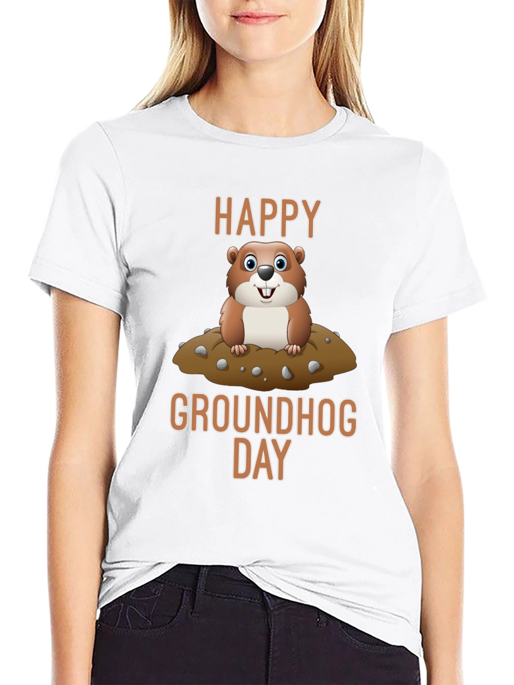 Happy Groundhog Day Graphic T-Shirt