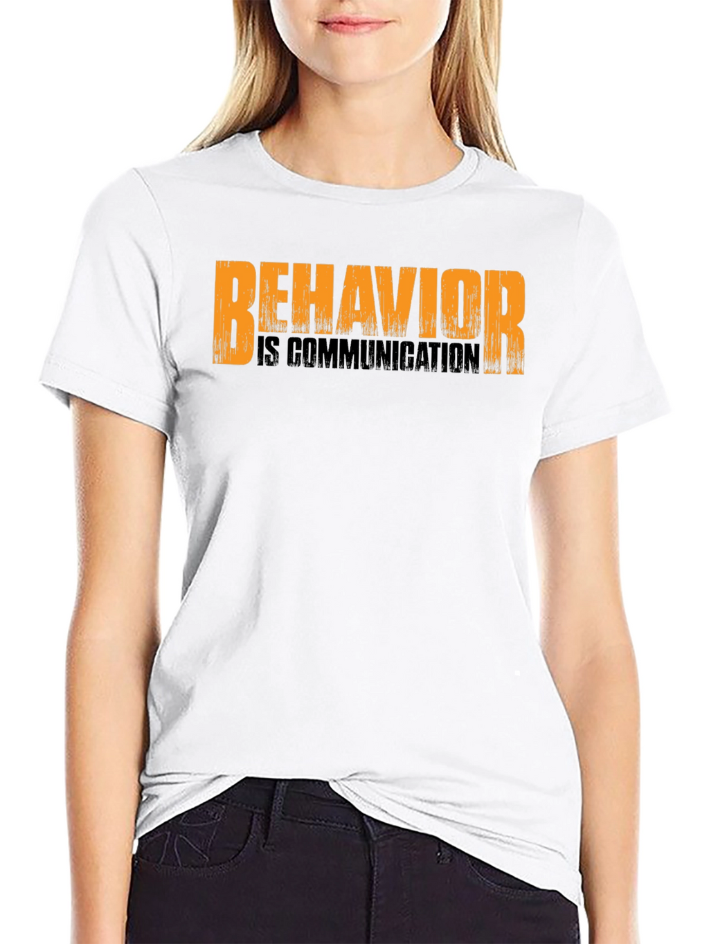 Behavior is Communication Black T-Shirt