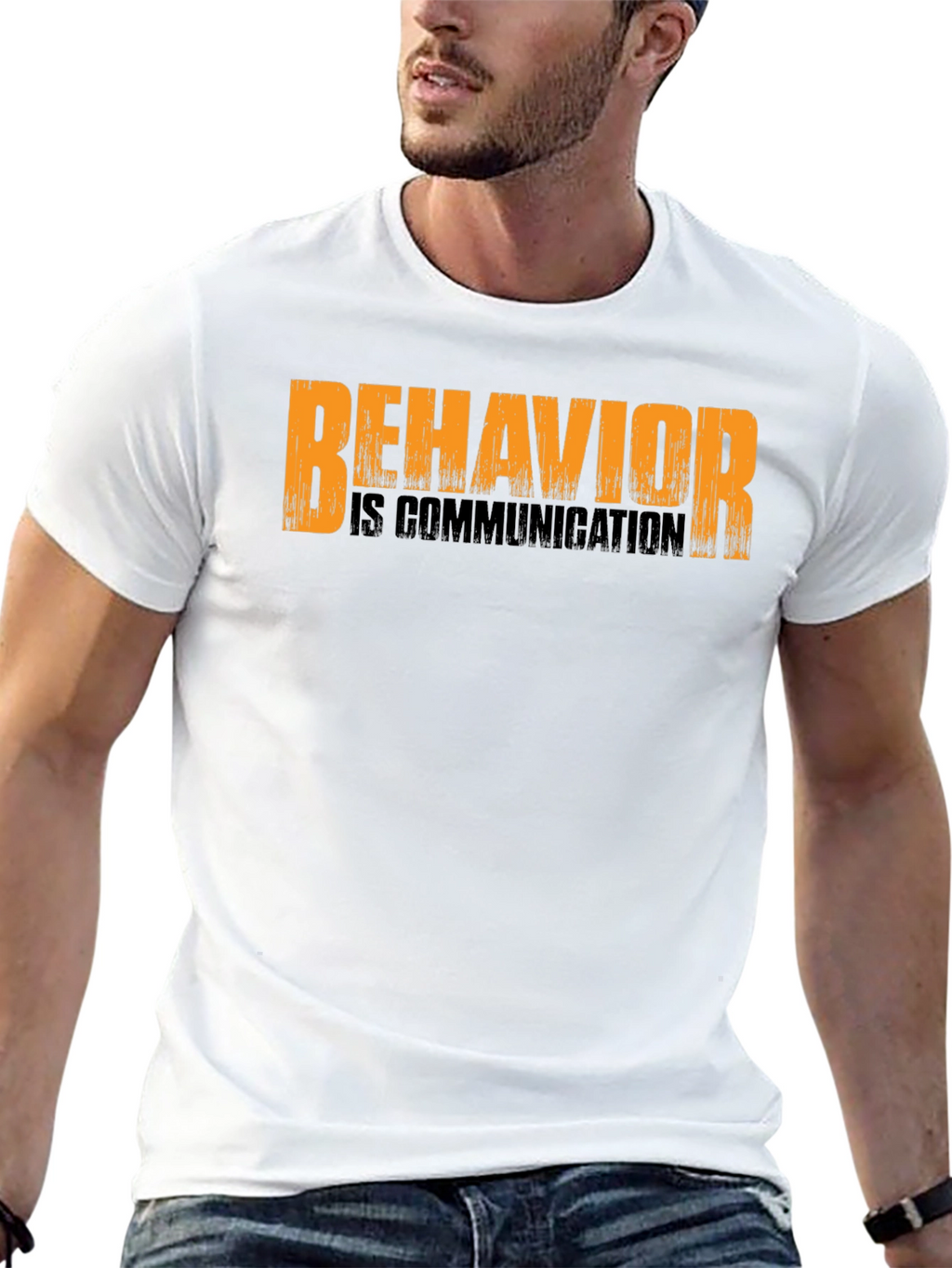 Behavior is Communication Black T-Shirt