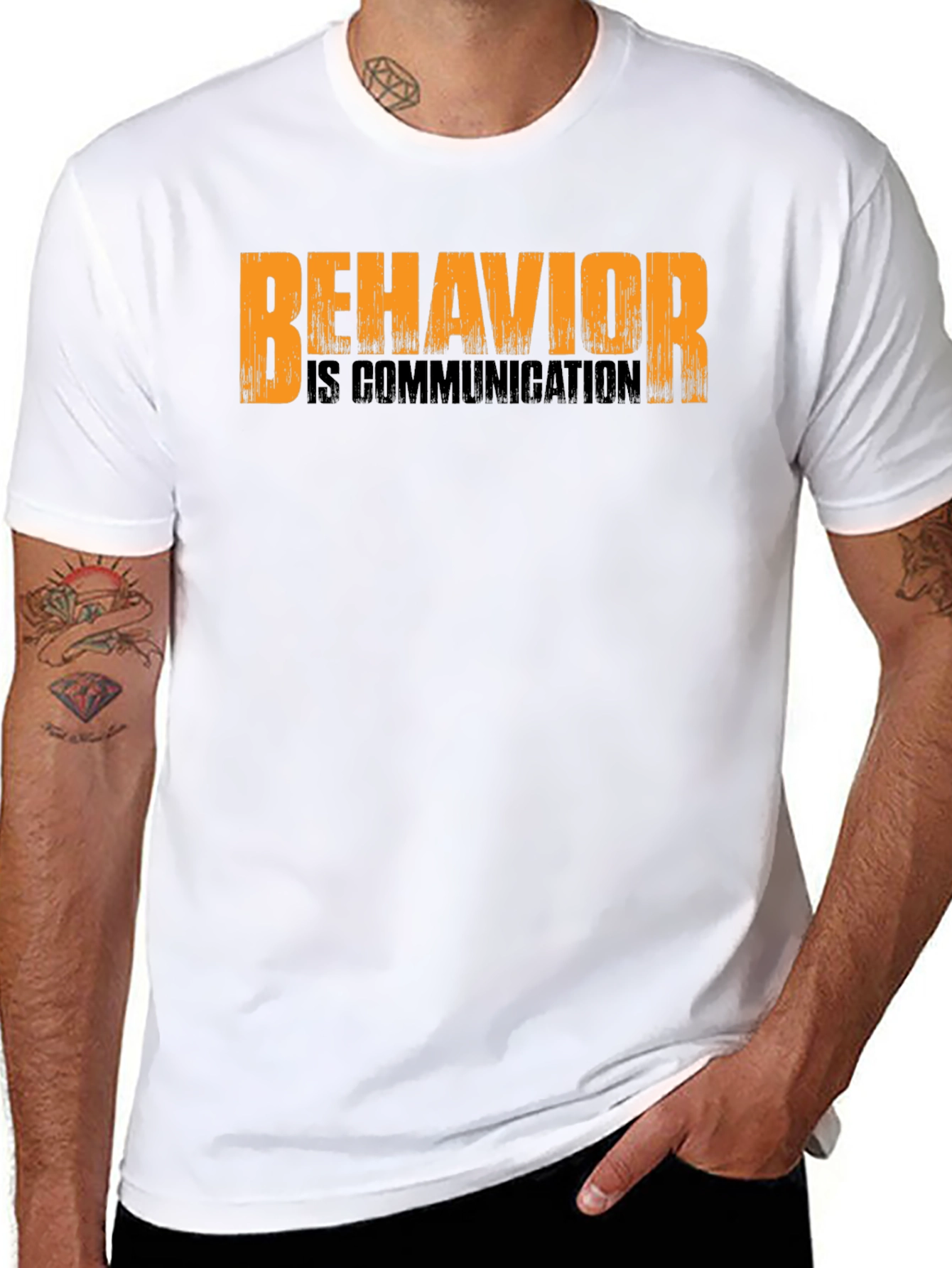 Behavior is Communication Black T-Shirt