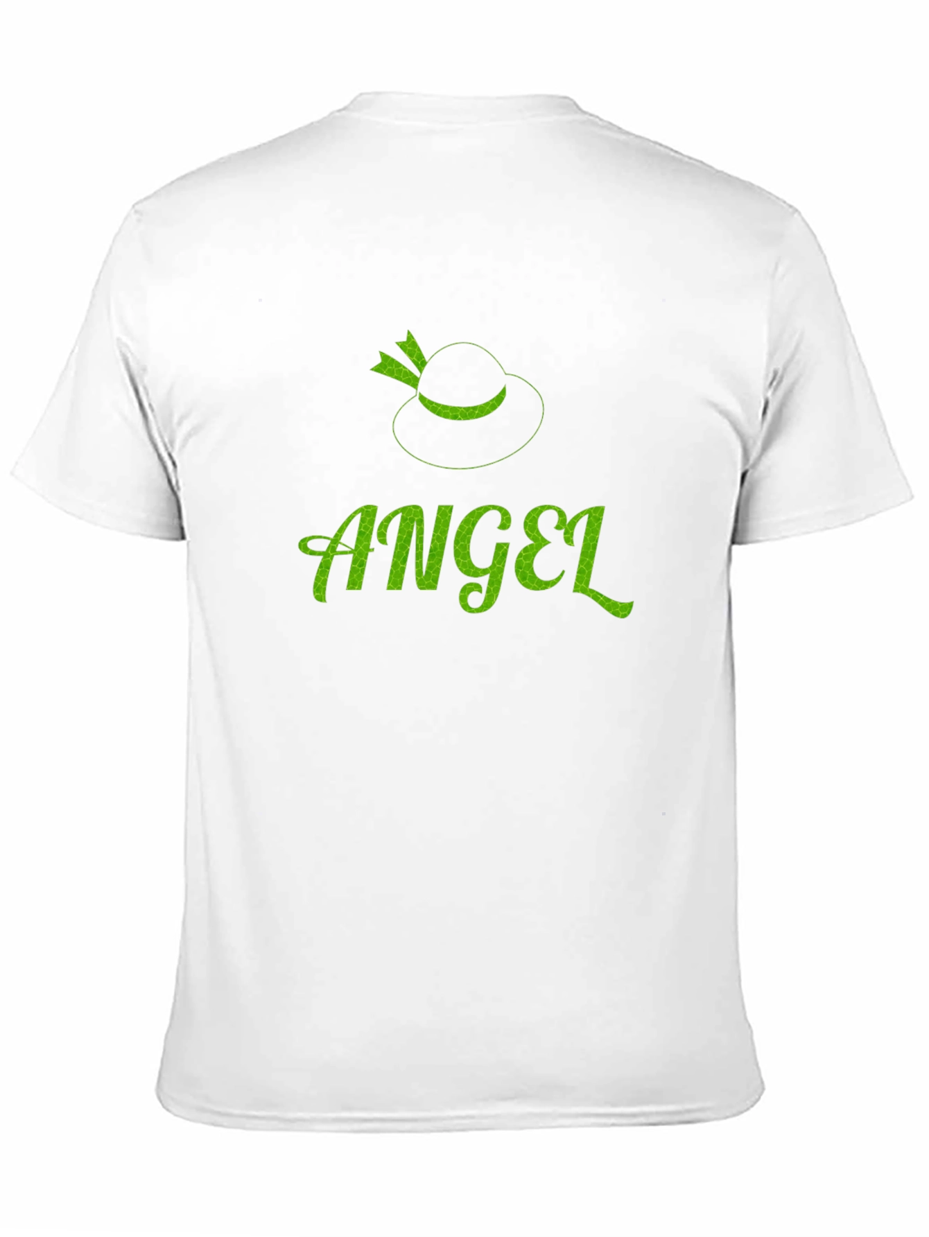 Angel Hat Black T-Shirt