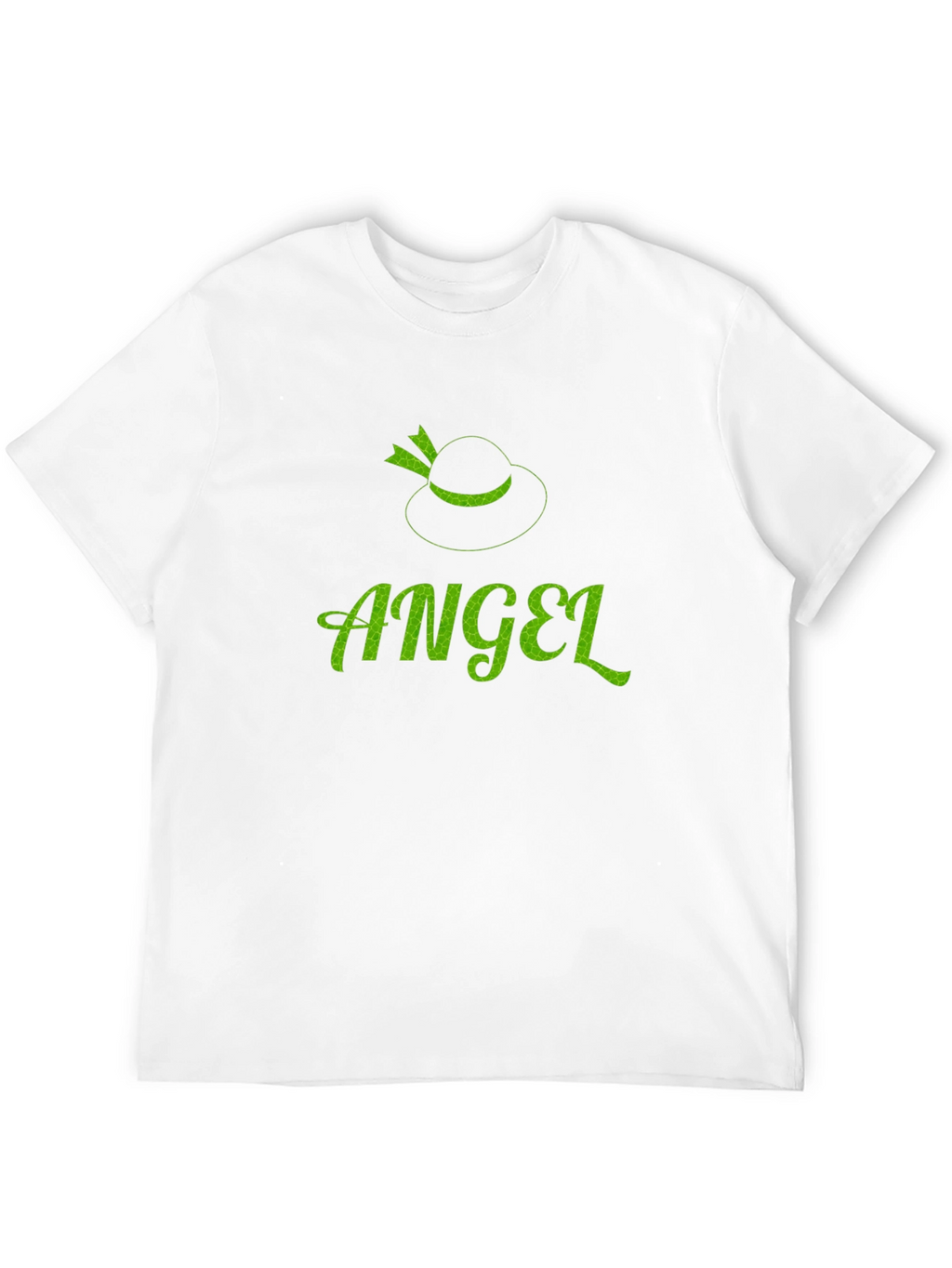 Angel Hat Black T-Shirt