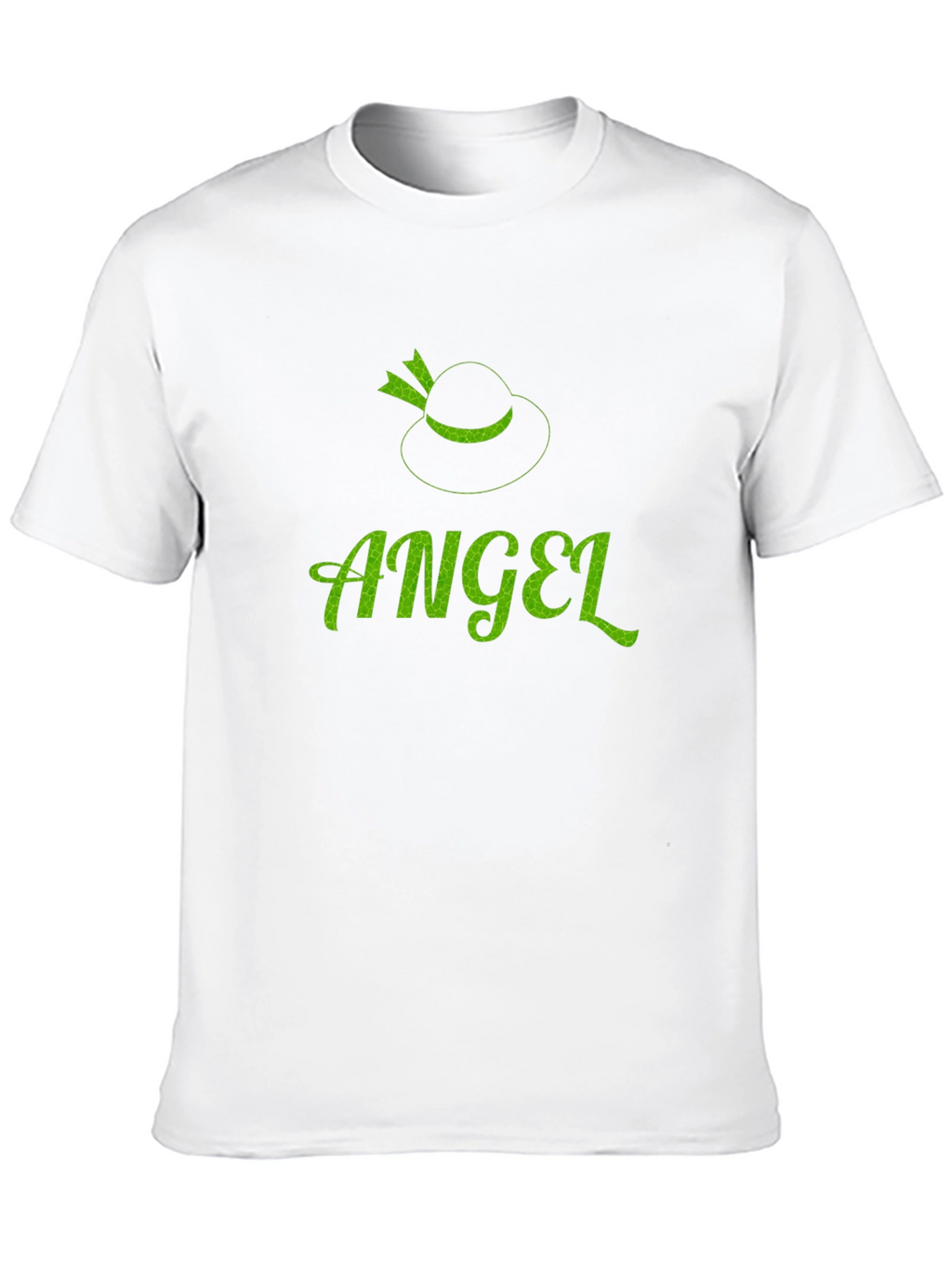 Angel Hat Black T-Shirt
