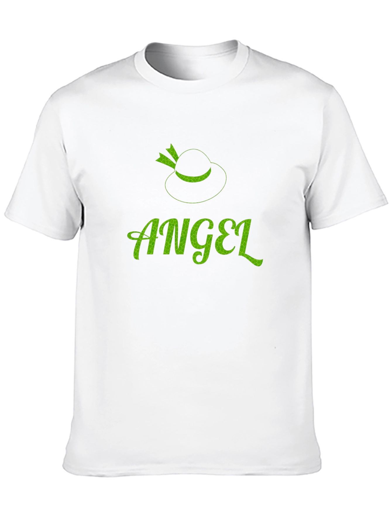 Angel Hat Black T-Shirt