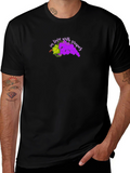 In Love with Grapes Black T-Shirt