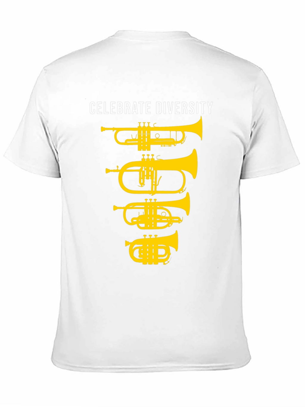 Celebrate Diversity Brass Instruments Black T-Shirt