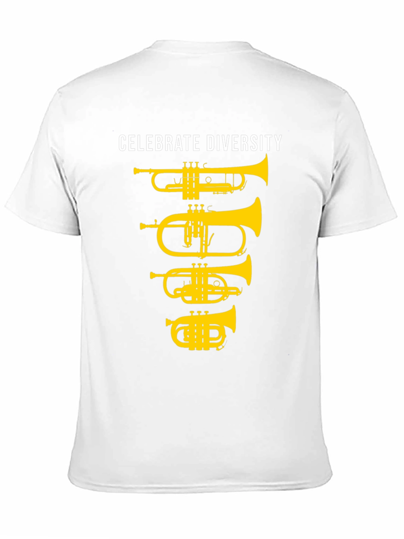 Celebrate Diversity Brass Instruments Black T-Shirt