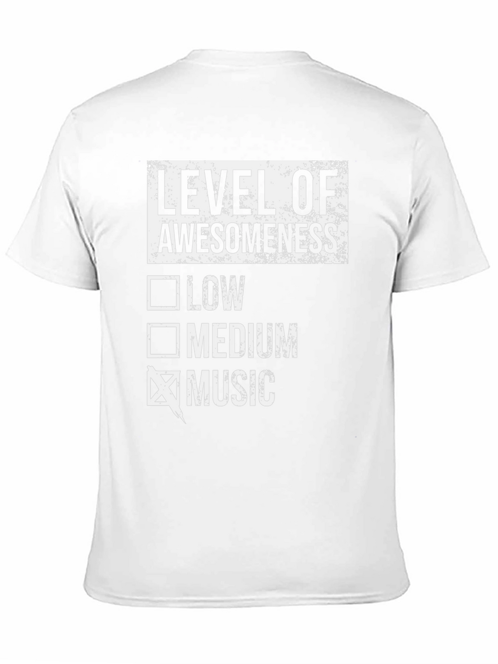 Level of Awesomeness Music T-Shirt