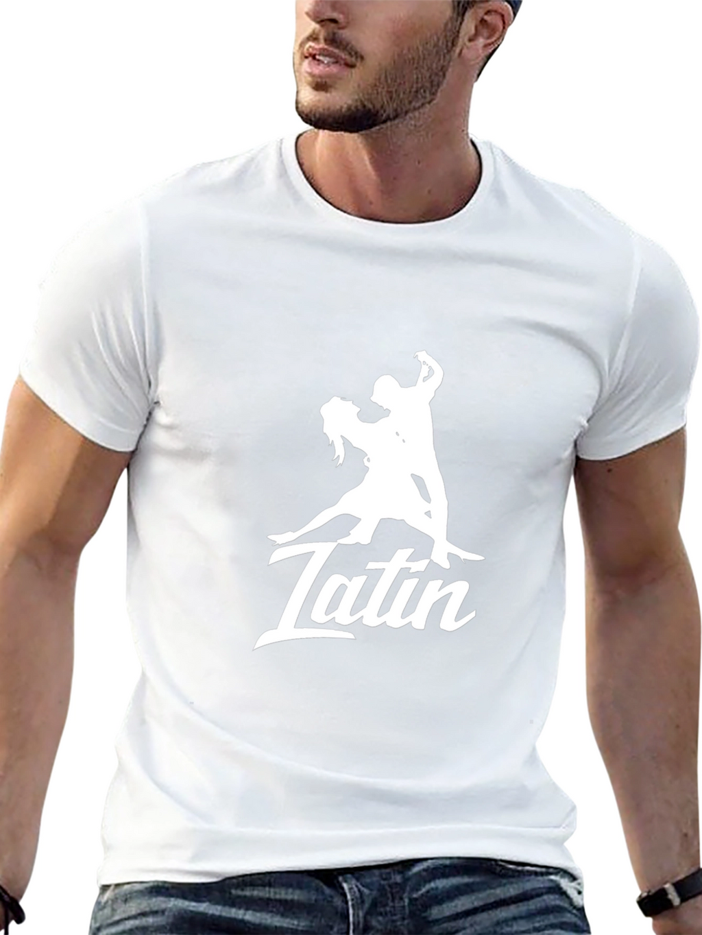 Latin Dance T-Shirt - Black Graphic Tee