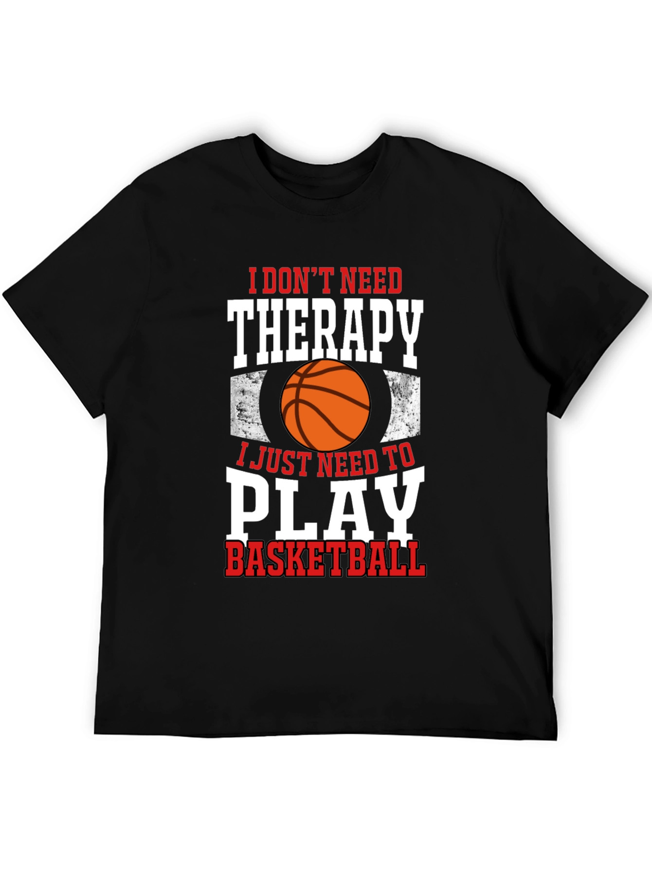 Basketball Therapy Graphic Tee