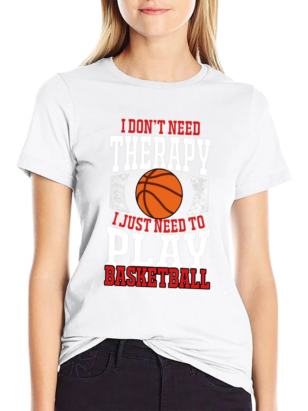 Basketball Therapy Graphic Tee
