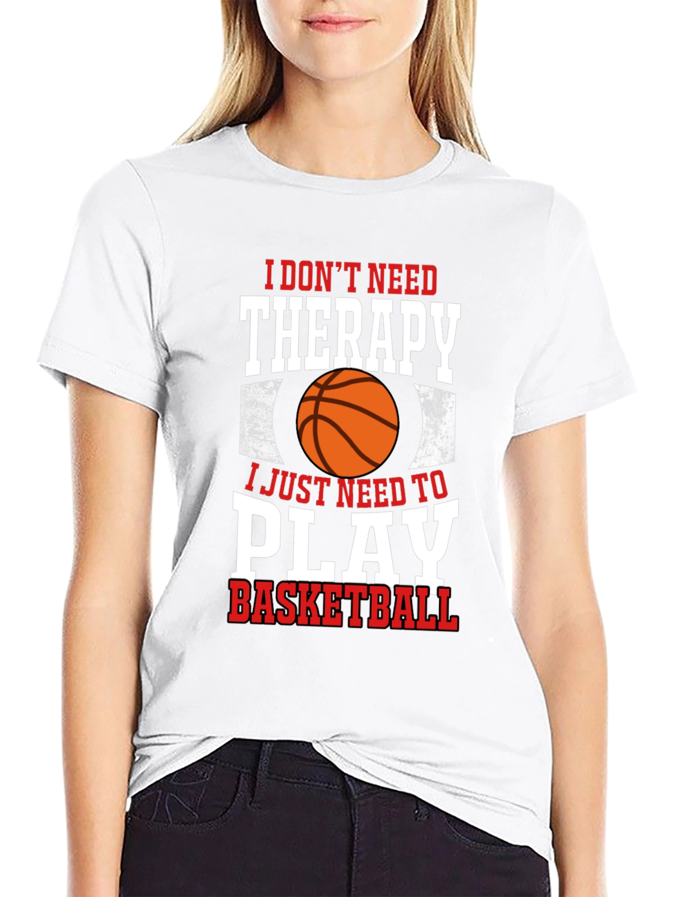 Basketball Therapy Graphic Tee