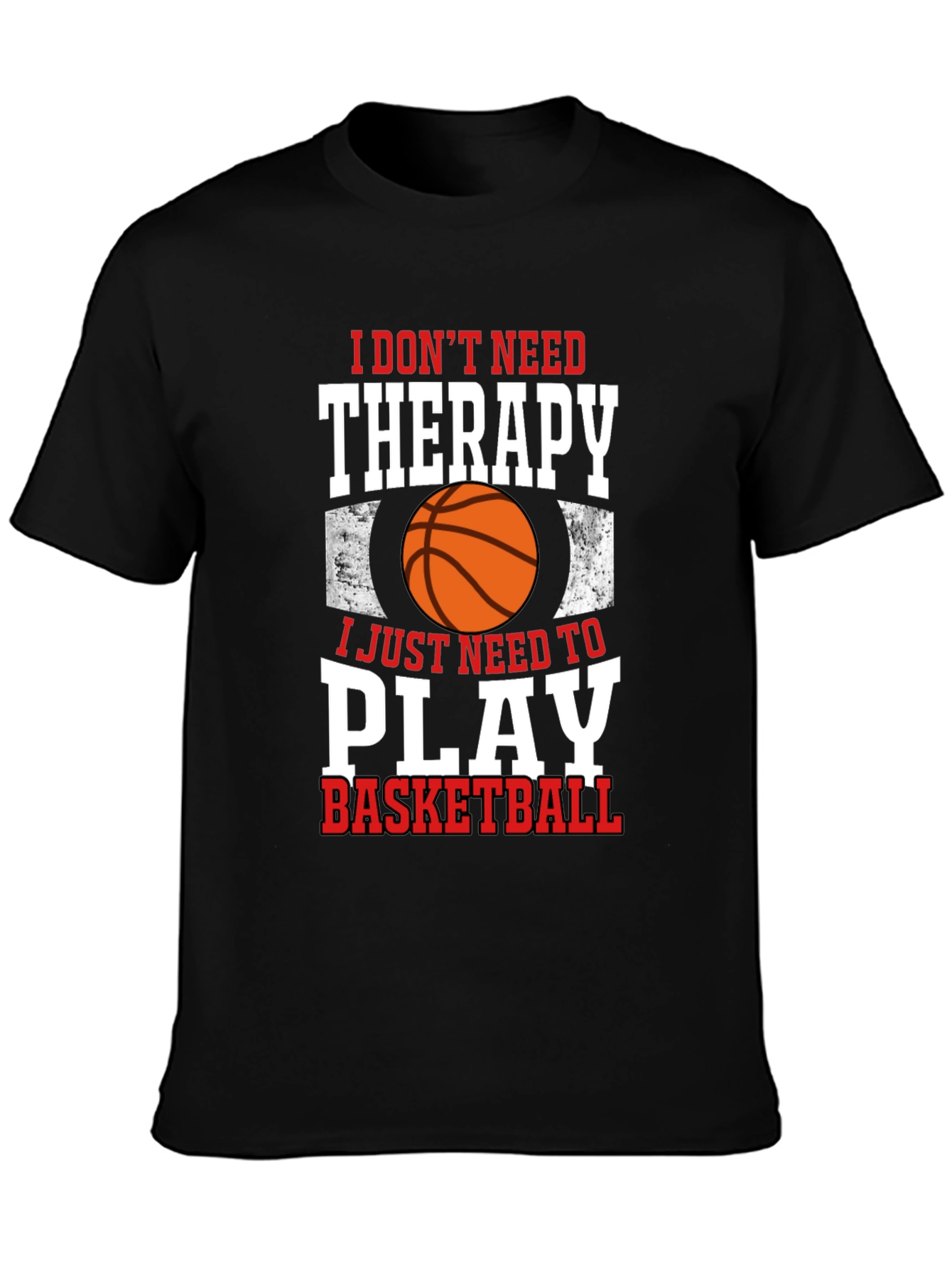 Basketball Therapy Graphic Tee