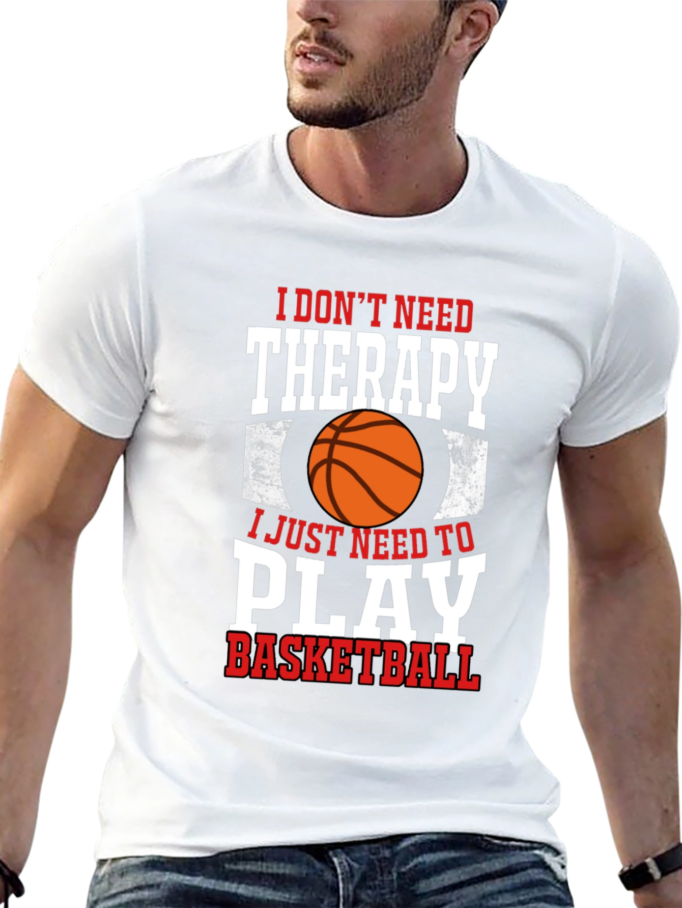 Basketball Therapy Graphic Tee
