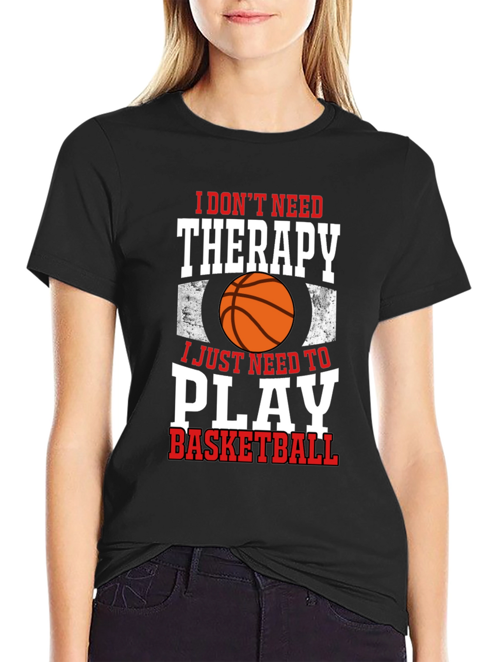 Basketball Therapy Graphic Tee