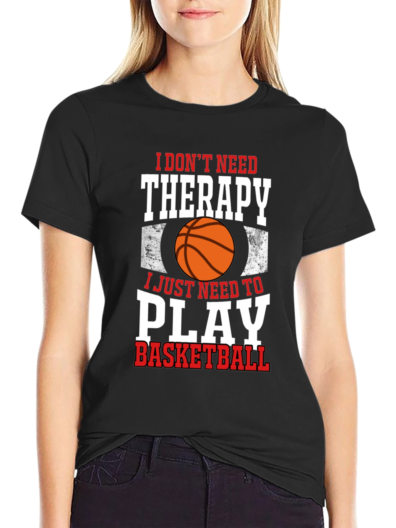 Basketball Therapy Graphic Tee