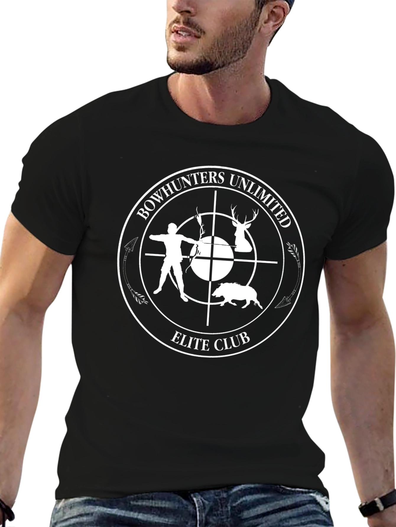 Bowhunters Unlimited Elite Club Black T-Shirt