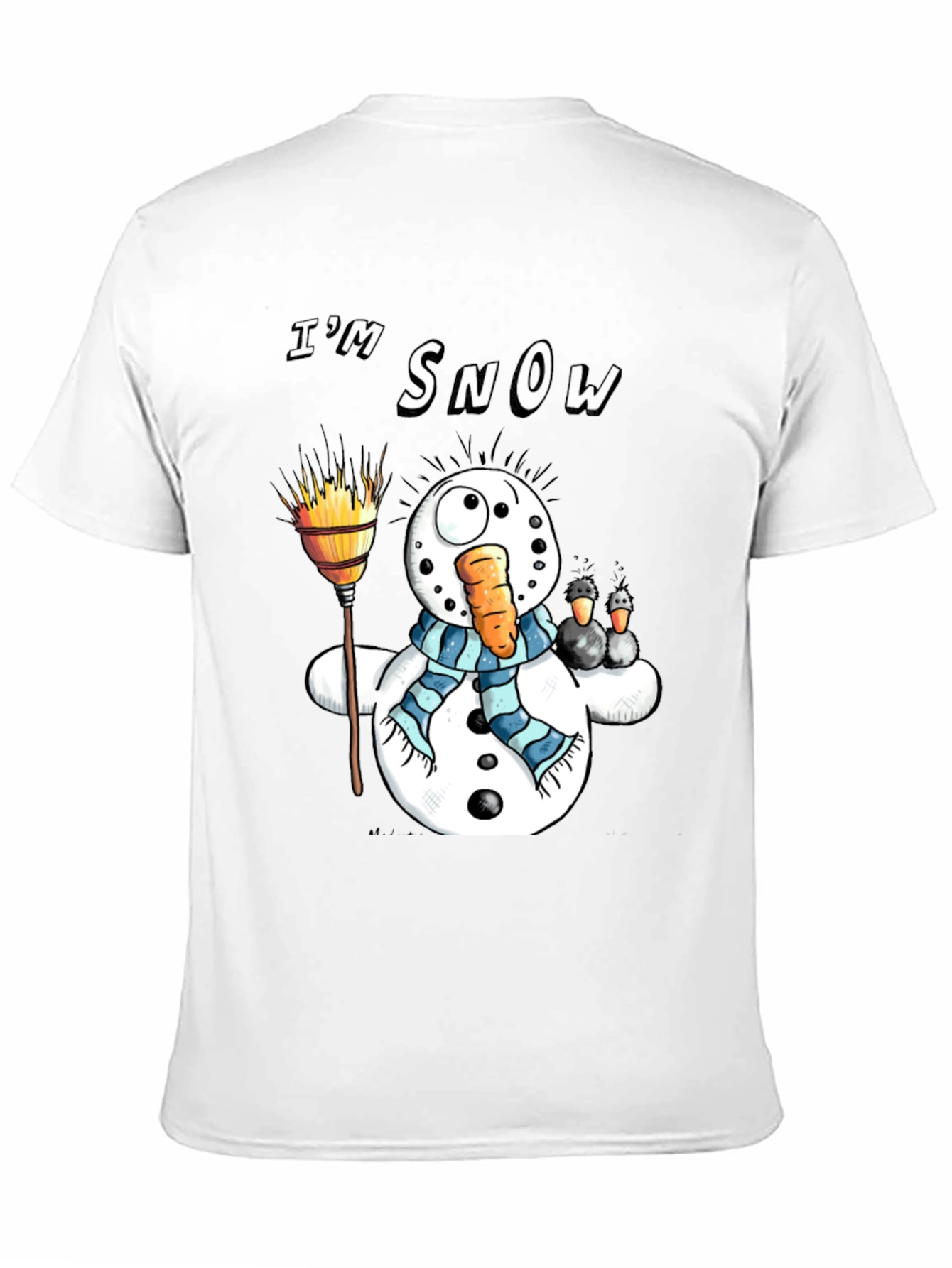 Funny Im Snow Snowman Graphic Tee