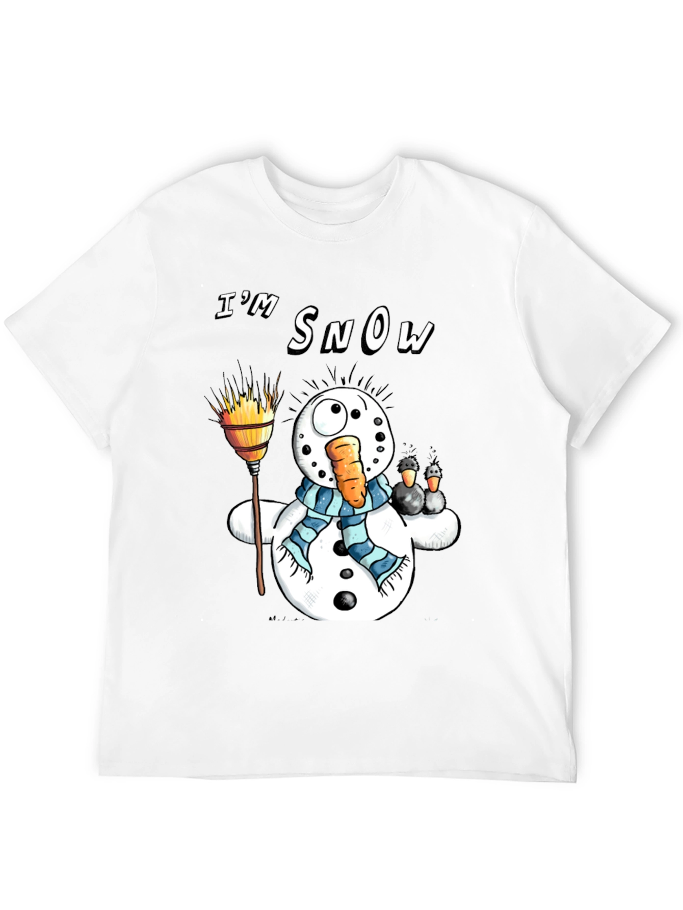 Funny Im Snow Snowman Graphic Tee